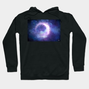 Moonglow Abstract Painting Hoodie